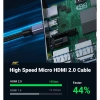 Cáp Mini HDMI ra HDMI 2.0 4K 60Hz Bện Dù Cao Cấp NYT M2H102 - Bảo hành 12 tháng, giá 67.620đ 4