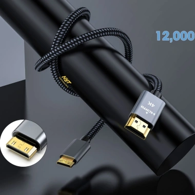 Cáp Mini HDMI ra HDMI 2.0 4K 60Hz Bện Dù Cao Cấp NYT M2H102 - Bảo hành 12 tháng, giá 67.620đ