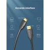 Cáp Mini HDMI to HDMI, Micro HDMI 1.4V 1.080P mạ vàng cao cấp - Máy quay, tablet 3