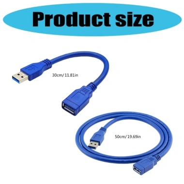 Cáp mở rộng USB 3.0 5Gbps POOP di động, dây chuyển đổi nam sang nữ, tốc độ cao, tương thích đa thiết bị