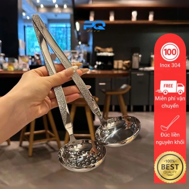 Cặp muỗi múc canh lẩu inox 316 chockmen, muỗng vân tweed sang trọng 109.000₫ Cặp muỗi múc canh lẩu inox 316 chockmen, muỗng vân tweed sang trọng 109.000₫