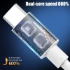 Cáp Ngắn USB-C Sạc Nhanh 60W PD, Dây Dữ Liệu Loại C, Giá 38.500₫ 2