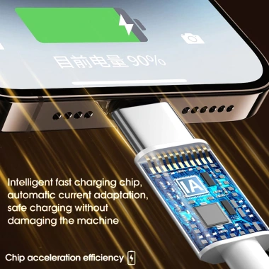 Cáp Ngắn USB-C Sạc Nhanh 60W PD, Dây Dữ Liệu Loại C, Giá 38.500₫ 5