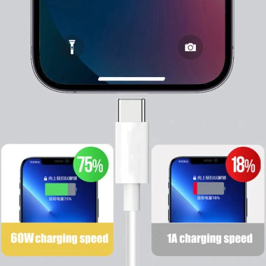 Cáp Ngắn USB-C Sạc Nhanh 60W PD, Dây Dữ Liệu Loại C, Giá 38.500₫ 8