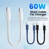 Cáp Ngắn USB C sang Type C 60W PD Sạc nhanh, truyền dữ liệu cho iPhone 16 – Giá 38.500₫