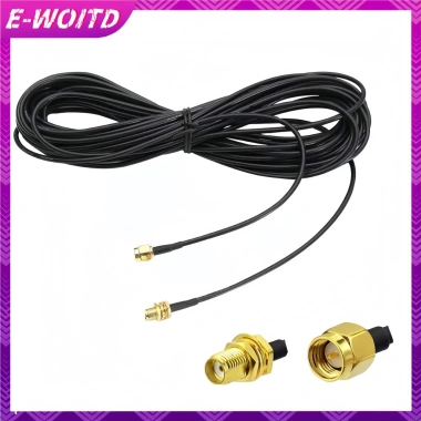 Cáp nối dài RP-SMA sang SMA E-WOITD - Dây đồng trục nam sang nữ cho ăng-ten WiFi, router, thẻ mạng RG174 - Giá 49.500₫ 2 Cáp nối dài RP-SMA sang SMA E-WOITD - Dây đồng trục nam sang nữ cho ăng-ten WiFi, router, thẻ mạng RG174 - Giá 49.500₫ 2