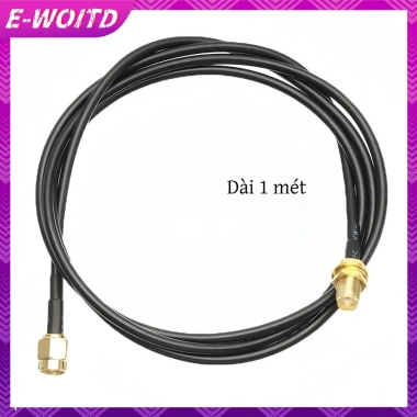Cáp nối dài RP-SMA sang SMA E-WOITD - Dây đồng trục nam sang nữ cho ăng-ten WiFi, router, thẻ mạng RG174 - Giá 49.500₫ 6 Cáp nối dài RP-SMA sang SMA E-WOITD - Dây đồng trục nam sang nữ cho ăng-ten WiFi, router, thẻ mạng RG174 - Giá 49.500₫ 6