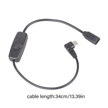 Cáp nối dài Type C 5V góc cong với đèn báo – Giảm còn 80.300₫, phù hợp cho tiện ích nhỏ 3