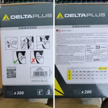 Cặp Nút Bịt Tai DeltaPlus CONIC 200Tỷ - Giảm 33dB, Ngủ Ngon, Giá 18.000đ 4