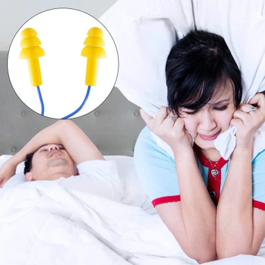 Cặp Nút Bịt Tai Silicone Chống Ồn Không Thấm Nước Tái Sử Dụng 35.860 VND