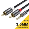 Cáp RCA Jack 3.5mm sang 2 RCA Aux, âm thanh TV Box, loa rạp hát, giảm còn 70.400₫ 8