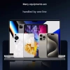 Cáp sạc 2 trong 1 240W Siêu Nhanh và Giá Đỡ Vô Hình, Tương Thích iPhone Samsung Type‑C, Dùng Cho Game, Văn Phòng, Du Lịch Xe Hơi 8
