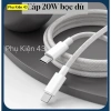 Cáp sạc 20W bọc dù siêu nhanh, tương thích máy từ 7-14, giảm giá 58k - Phụ Kiện Sạc 43