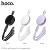 Cáp sạc 3 trong 1 hoco X78 Type C Micro Nightling sạc nhanh 2A dây TPE 1m 5