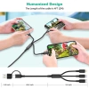 Cáp Sạc 3 Trong 2 Đa Cổng USB A và Type C, Micro USB - Nhiều Dây, Giảm còn 23.980₫ 5