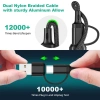Cáp Sạc 3 Trong 2 Đa Cổng USB A và Type C, Micro USB - Nhiều Dây, Giảm còn 23.980₫ 6