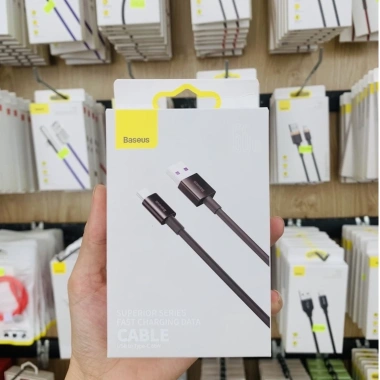 Cáp sạc Baseus USB to Type C 66W 1m - Sạc nhanh, truyền dữ liệu, Giá chỉ 60.000đ