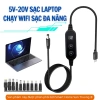 Cáp sạc đa năng TYPE C có màn hình PD, đổi điện áp 5‑20V, chỉ 23.000₫
