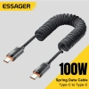 Cáp sạc ESSAGER Type C‑C 100W/60W nhanh, an toàn, ổn định - Giá chỉ 63.603₫