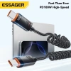 Cáp sạc ESSAGER Type C‑C 100W/60W nhanh, an toàn, ổn định - Giá chỉ 63.603₫ 2