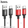 Cáp sạc Hoco X89 Type-C 1M dây dù bện, sạc nhanh cho Samsung, Huawei, Xiaomi - Chính hãng, giá 23.333₫
