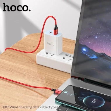 Cáp sạc Hoco X89 Type-C 1M dây dù bện, sạc nhanh cho Samsung, Huawei, Xiaomi - Chính hãng, giá 23.333₫ 9