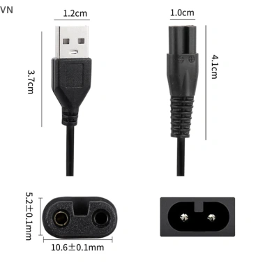 Cáp sạc mingxuan2 cho máy cạo râu Meridian, dây nguồn thay thế tương thích, giá ưu đãi 50.160₫ 5 Cáp sạc mingxuan2 cho máy cạo râu Meridian, dây nguồn thay thế tương thích, giá ưu đãi 50.160₫ 5