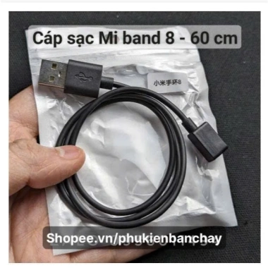 Cáp sạc nam châm cho Mi Band 10/9/8/7 Pro/5/6/7 - Thay thế Miband 4/3/2, chỉ 25.000đ 9