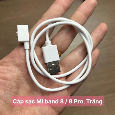 Cáp sạc nam châm cho Mi Band 10/9/8/7 Pro/5/6/7 - Thay thế Miband 4/3/2, chỉ 25.000đ 10