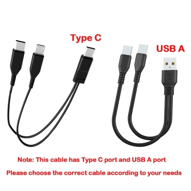 Cáp sạc ngắn Fonken 2 trong 1 USB Type C sang Micro USB iOS - Giá chỉ 58.119 VND