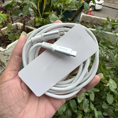 Cáp sạc nhanh 100W 2M Type-C to Type-C KOVOL KV-CB007 bọc dù bọc nhôm chắc, giá 89.000đ 7