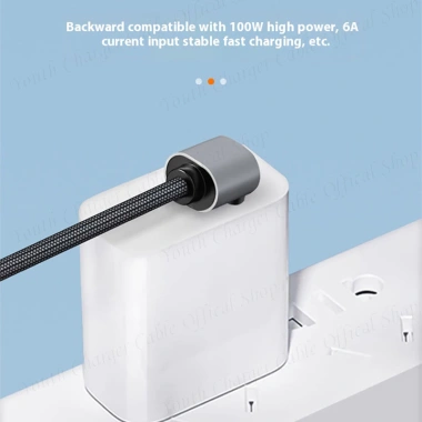 Cáp sạc nhanh 100W/60W USB Type C ngắn, dữ liệu và sạc Power Bank, tương thích iOS chỉ 98.033₫ 6