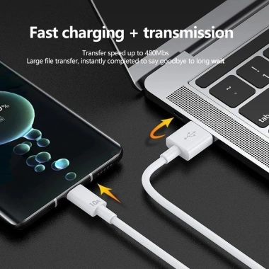 Cáp sạc nhanh 120W 10A USB A-to-Type C, truyền dữ liệu cao, cho Samsung Huawei Xiaomi 3