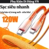 Cáp sạc nhanh 120W Type-C pha lê – Tương thích iPhone 17/16/15/14/13/12/11, OPPO, Samsung, Xiaomi – Giá 62.500đ