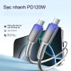 Cáp sạc nhanh 120W Type-C pha lê – Tương thích iPhone 17/16/15/14/13/12/11, OPPO, Samsung, Xiaomi – Giá 62.500đ 7