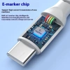 Cáp sạc nhanh 2M/3M PD 100W Chip đánh dấu kép Type-C cho iOS 15/16 - Siêu nhanh 3