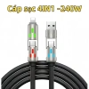 Cáp Sạc Nhanh 3 trong 1 6A Type C Silicone Hợp kim kẽm - Đa năng, giá 31.000đ
