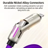 Cáp Sạc Nhanh 3 trong 1 6A Type C Silicone Hợp kim kẽm - Đa năng, giá 31.000đ 5