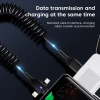 Cáp Sạc Nhanh 3 trong 1 Micro USB‑Type‑C Rút Gọn, Tiện Dụng Cho Điện Thoại 3