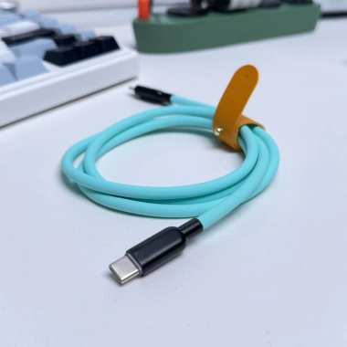 Cáp sạc nhanh 5A 100W Type C dẻo mềm chip Emarker- Bảo hành 6 tháng, giá ưu đãi 96k