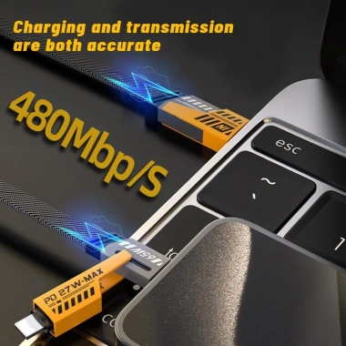 Cáp Sạc Nhanh 65W 4 Đầu C-L, C-C, USB-C, USB-L Đa Năng 4 Trong 1 - Giá 24.9k