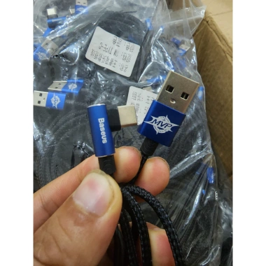 Cáp Sạc Nhanh Baseus MVP 90° Dây Dù Siêu Bền – Hỗ Trợ Type‑C, Micro & iPhone, Giá Ưu Đãi 55.000₫