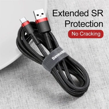 Cáp sạc nhanh Baseus USB Type-C cho Xiaomi Redmi – 0.5m/1m/2m, giá ưu đãi 52.036₫