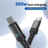 Cáp sạc nhanh BKWHALE 6A 100W Type-C sang Type-C, tắt nguồn thông minh, dây dữ liệu USB-C - Giá chỉ 88.000₫ 8