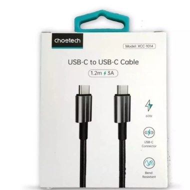 Cáp sạc nhanh Choetech XCC-101 Type C‑C 60W truyền dữ liệu, hàng chính hãng, giá 129.000 VND 4