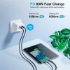Cáp sạc nhanh Choetech XCC-101 Type C‑C 60W truyền dữ liệu, hàng chính hãng, giá 129.000 VND 5