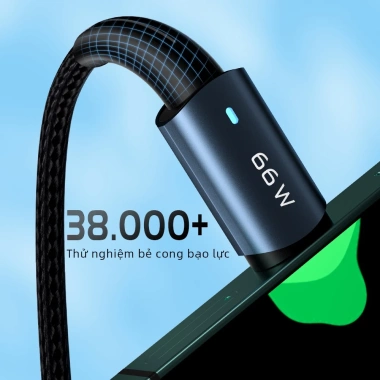 Cáp sạc nhanh Essager 66W 6A USB‑Type C cho Huawei, OPPO, VIVO - Giá chỉ 58.300₫ 6