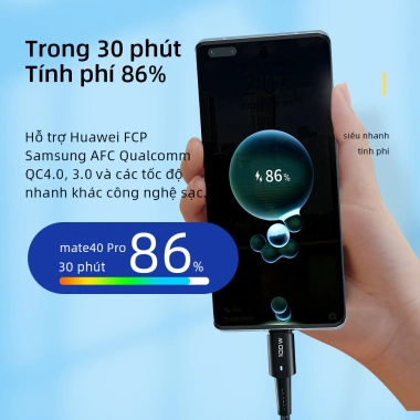 Cáp sạc nhanh Essager Type‑C 100W cho Oppo Vivo Samsung S22/S21 Xiaomi Mi 12 - Giá 45.100₫ 6