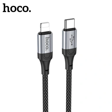 Cáp sạc nhanh Hoco X102 Type‑C 27W chính hãng, bọc dù 1m chống rối, an toàn, bền