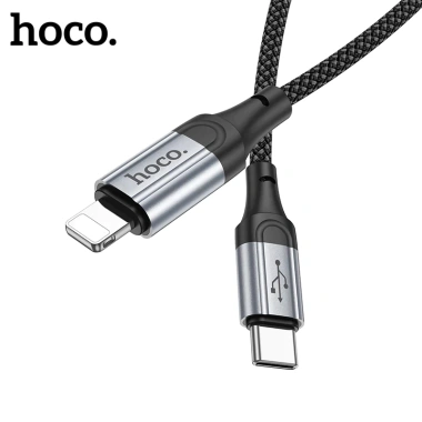 Cáp sạc nhanh Hoco X102 Type‑C 27W chính hãng, bọc dù 1m chống rối, an toàn, bền 3 Cáp sạc nhanh Hoco X102 Type‑C 27W chính hãng, bọc dù 1m chống rối, an toàn, bền 3